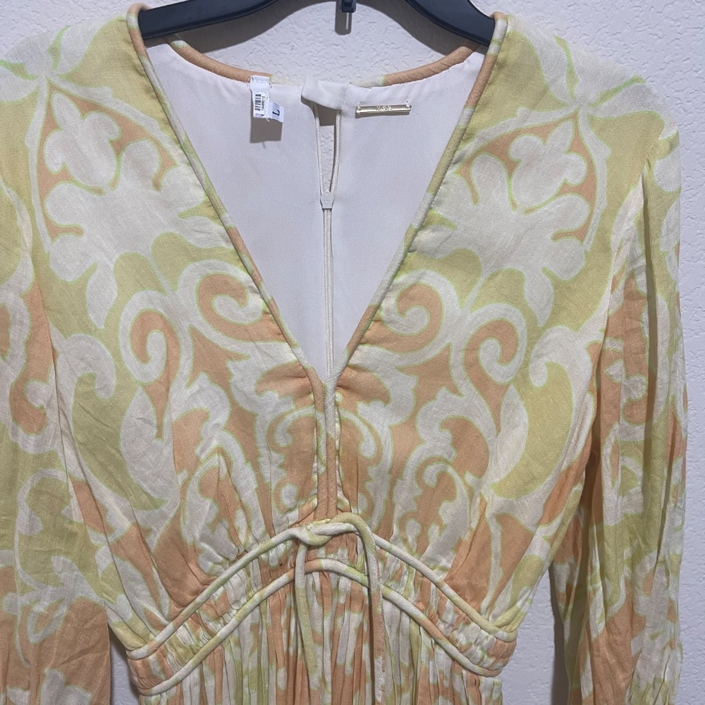 Alexis Capri Yellow Mini Dress – Women’s Size L (Retails $598) - Picture 14 of 16